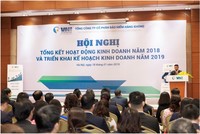 Toàn cảnh hội nghị tổng kết hoạt động kinh doanh – Bảo hiểm Hàng không (VNI) tổ chức.