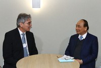 Thủ tướng tiếp Chủ tịch Tập đoàn Siemens bên lề Hội nghị WEF tại Davos - Thụy Sỹ.