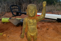 Bức tượng phật được cho là có từ thời nhà Minh.