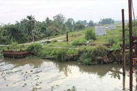 Vướng về vốn, mặt bằng Dự án cao tốc Trung Lương - Mỹ Thuận tiến triển khá chậm. Ảnh: A.M.