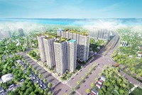Dự án Imperia Sky Garden trải dài trên mặt đường lớn Minh Khai.
