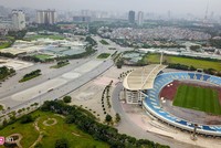 Toàn cảnh lô đất ở Mỹ Đình nơi Hà Nội chuẩn bị xây dựng trường đua F1. Ảnh: Việt Linh.