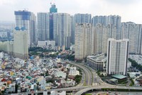 Đường Nguyễn Hữu Cảnh nối quận 1 và Bình Thạnh. Ảnh: Quỳnh Trần.