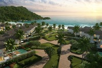 Resort mang phong cách “làng biển” Sun Premier Village Kem Beach Resort (Ảnh phối cảnh).