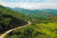 Tháng 3. Khi những cánh đồng lúa bậc thang nằm bên dãy Trường Sơn Đông bắt đầu trổ bông cũng là thời điểm mây trời kéo về kéo thành từng vệt dài trên đỉnh núi hoặc tụ hội đầy ắp các thung lũng huyện Sơn Tây (Quảng Ngãi).