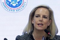 Bộ trưởng An ninh Nội địa Mỹ Kirstjen Nielsen. Ảnh: Reuters.