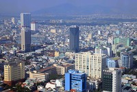 Một góc đô thị Đà Nẵng từ trên cao. Ảnh: Nguyễn Đông.
