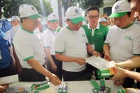 Thủ tướng chính phủ cùng đoàn Đại biểu thăm quan gian hàng AnEco.