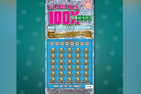 Loại vé số cào Floria 100x The Cash. (Nguồn: Florida Lottery).