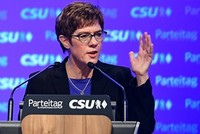 Bà Annegret Kramp-Karrenbauer tại Đức hồi tháng 1. Ảnh: Reuters.