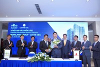 Hình ảnh buổi ký kết chiến lược giữa Novaland và Lotte E&C (Hàn Quốc).