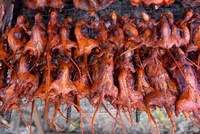 Chuột đồng nướng: Món ăn vặt rẻ tiền mà ngon “khó cưỡng“