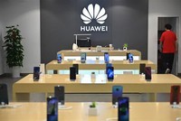 Một cửa hàng của Huawei tại Thượng Hải, Trung Quốc, ngày 26/5/2019. (Nguồn: AFP/TTXVN).