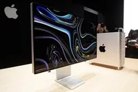 Sản phẩm iMac của Apple được trưng bày tại một sự kiện ở SanJose (California, Mỹ). Ảnh: AP.