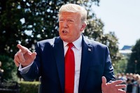 Tổng thống Mỹ Donald Trump. Ảnh: AP.