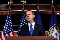 Chủ tịch Ủy ban Tình báo Hạ viện Adam Schiff phát biểu trước Quốc hội Mỹ hôm 25/9. Ảnh: Reuters.
