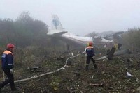 Hiện trường vụ rơi máy bay. (Nguồn: reuters),