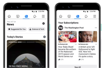 Giao diện thẻ tin tức Facebook News. (Nguồn: The Verge).