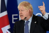 Thủ tướng Anh Johnson. Ảnh: Sky News.