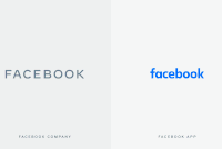 Facebook có logo mới viết hoa và nhiều màu sắc liên quan đến các sản phẩm của công ty hơn.
