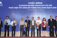 Năm 2019 là năm thứ hai, HNX thực hiện chương trình chấm điểm trên UPCoM. HNX giữ nguyên các tiêu chí chấm như năm 2018 (gồm 65 tiêu chí) để có căn cứ đánh giá sự tiến bộ của doanh nghiệp.