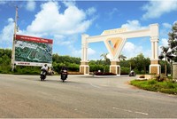 Cổng vào khu đô thị The Viva City.