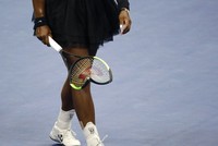 Chiếc vợt mà Serena Williams đã làm hỏng tại trận chung kết quần vợt US Open 2018.