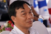 Ông Lê Nguyễn Thanh Danh dự lễ khánh thành một dự án nhà ở xã hội tại TP. Phan Thiết ngày 20/9. Ảnh: Việt Quốc.