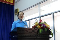 Bà Nguyễn Thị Ngọc Bích được quyết định cho thôi chức Chủ tịch Hội Liên hiệp Phụ nữ TP theo nguyện vọng, quyết định có hiệu lực từ 1/11 (ảnh: Báo Phụ nữ TPHCM).