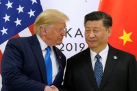 Mỹ đang đến gần một thoả thuận thương mại với Trung Quốc. (Ảnh: Sky News)