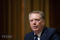 Đại diện Thương mại Mỹ Robert Lighthizer. (Ảnh: AFP/TTXVN)