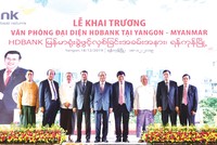 HDBank đã khai trương Văn phòng đại diện đầu tiên tại Myanmar dưới sự chứng kiến của Thủ tướng Chính phủ Nguyễn Xuân Phúc.