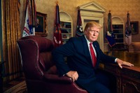 Tổng thống Mỹ Donald Trump có một năm nhiều biến động. Ảnh: Time.