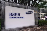 Logo của Samsung Electronics ở một tòa nhà ở Seoul, Hàn Quốc. (Nguồn: AFP/TTXVN)