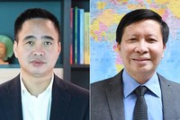 Ông Vũ Hải Quang phải, ông Phạm Mạnh Hùng trái.