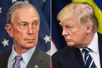 Tỷ phú Michael Bloomberg (trái) và Tổng thống Mỹ Donald Trump (Ảnh: Media post).