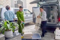 Công tác chuẩn bị và sẵn sàng tiếp quỹ cho các máy ATM tại Vietcombank dịp Tết Nguyên đán Canh Tý 2020.