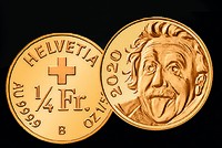 Thụy Sỹ phát hành đồng xu vàng nhỏ nhất thế giới