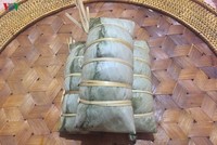 Bánh chưng ngày Tết của người Thái đen Tây Bắc.