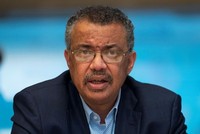 Tổng giám đốc WHO Adhanom Ghebreyesus tại Geneva ngày 24/1. Ảnh: Reuters.