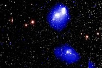 NASA chụp hình 4 cụm thiên hà sắp đâm vào nhau