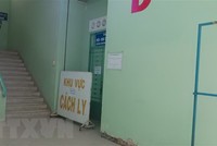 Khu cách ly của Bệnh viện Nhiệt đới Khánh Hòa - nơi đang thực hiện công tác tiếp nhận khám ca bệnh nghi nghi ngờ nhiễm chủng virus corona mới và cách ly chờ kết quả xét nghiệm. (Ảnh: Phan Sáu/TTXVN).