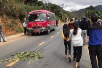 Hiện trường vụ tai nạn (Ảnh: CTV).