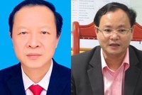 Ông Phạm Ngọc Thưởng (trái) và ông Lê Minh Ngân (phải).