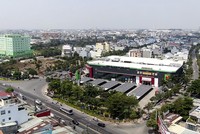 Hoạt động dịch vụ thương mại, sản xuất tại Bình Dương phát triển mạnh.