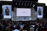 Quang cảnh hội nghị Google I/O năm 2018. (Nguồn: AFP).