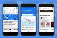 Giao diện trung tâm thông tin COVID-19 trên ứng dụng Facebook. (Nguồn: Facebook).