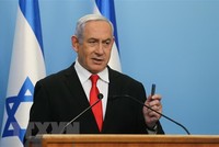 Thủ tướng Israel Benjamin Netanyahu. (Nguồn: THX/TTXVN).