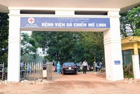 Hà Nội cải tạo bệnh viện Mê Linh cũ thành bệnh viện dã chiến, phục vụ phòng chống Covid-19, cuối tháng 3/2020.