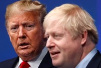 Tổng thống Mỹ Donald Trump và Thủ tướng Anh Boris Johnson (Ảnh: Getty).